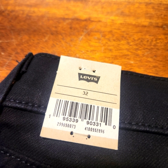 Women's Levi's Mid Length Shorts Black Size 32 - Picture 5 of 6